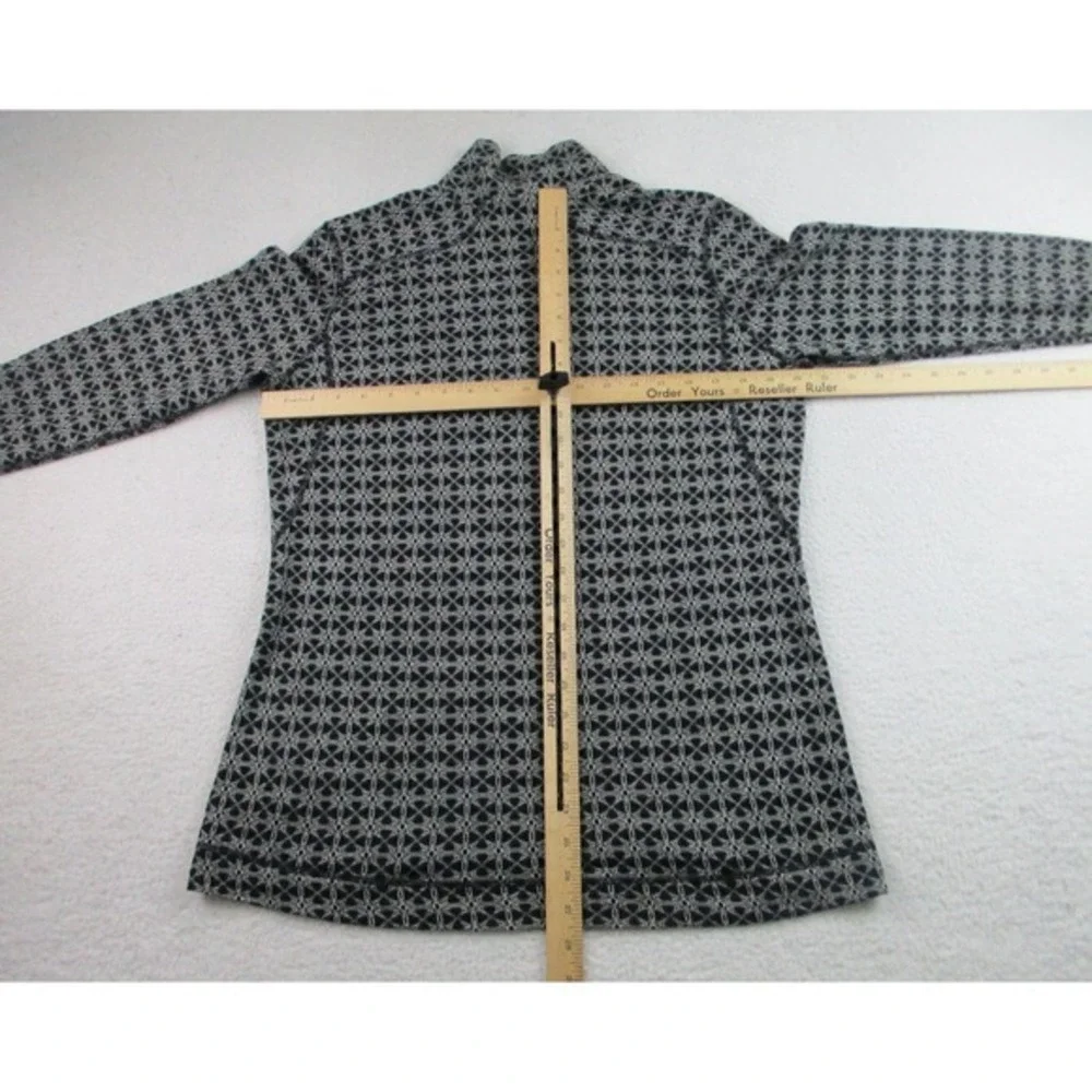 Smartwool Sweater Womens XL Black Merino Wool Quarter Zip Base Layer Pullover‎
